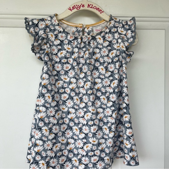 •Isaac Mizrahi• Floral Knit Flutter Sleeve Dress - Size 3T - Picture 1 of 7